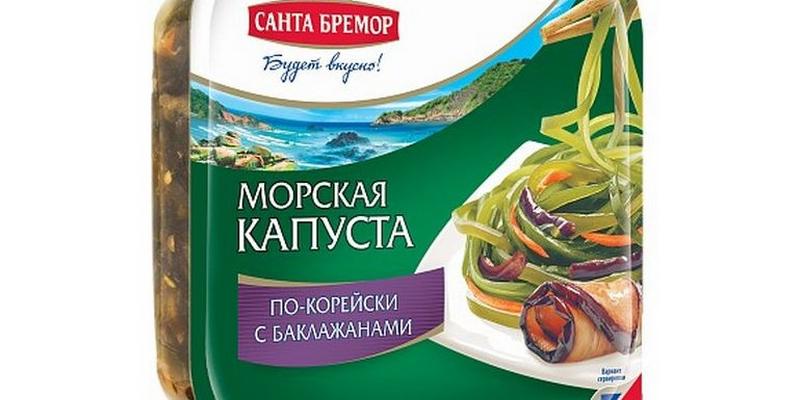 Капуста морская по-корейски с баклаж. 350г