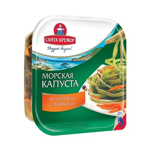 Капуста морская по-корейски с морк. 350г