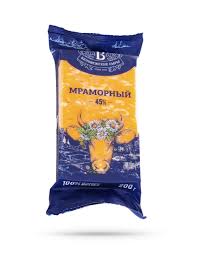 Сыр п/тв Мраморный (фасов.) 45% ,Глубокое