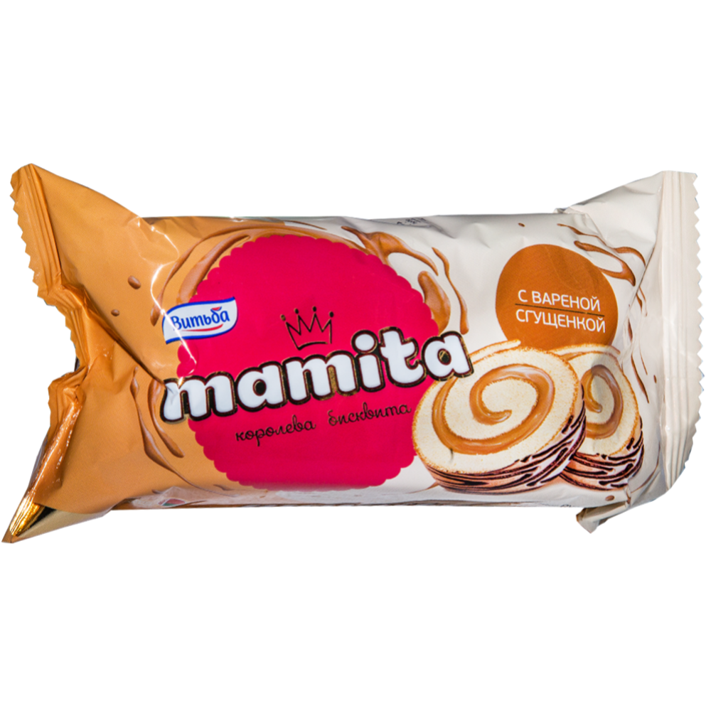 Рулет бисквит. "MAMITA" Вар.сгущ. декор. 150г