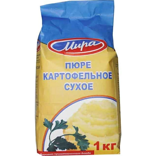 Сухое картоф. пюре б/пригот. 1кг