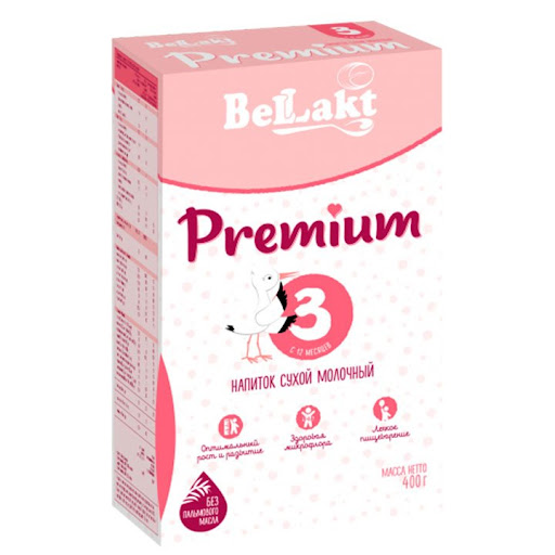 Напиток сух.молоч. "Bellakt Premium 2" 400г