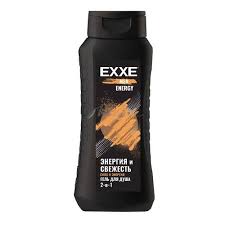 Гель д/душа "EXXE" с углём Сила и энергия 400мл