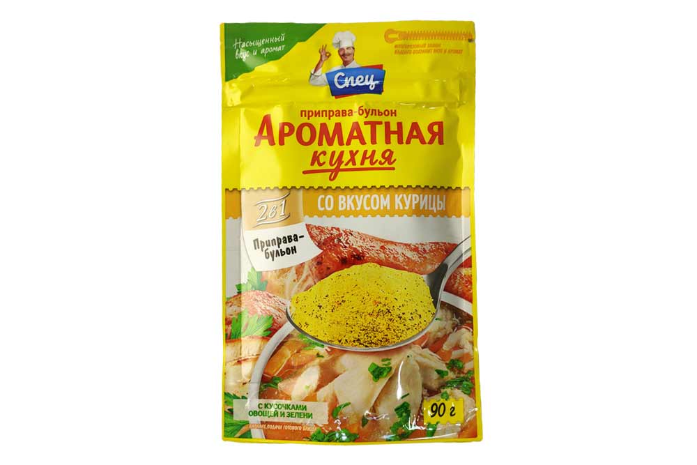 Приправа-бульон "Ароматная кухня" вк.курицы 90г